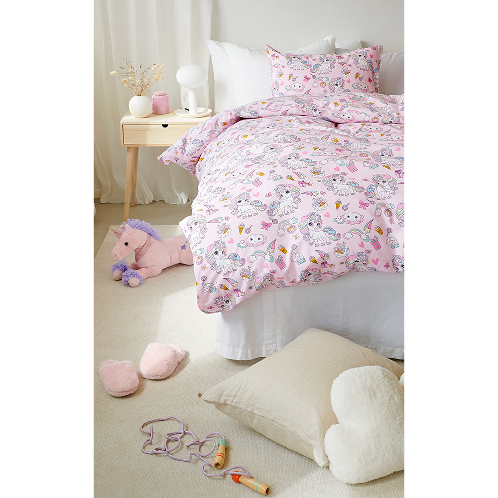 Påslakanset Borganäs of Sweden Enhörning Enkelsäng