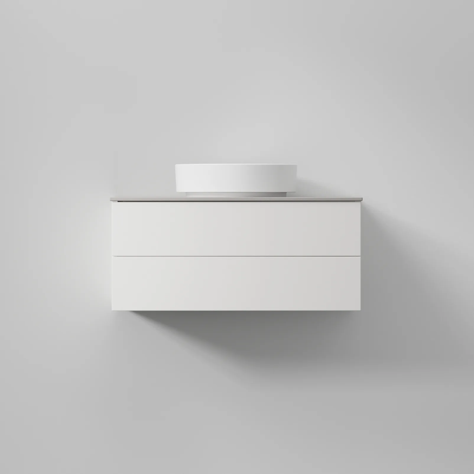 Tvättställsskåp INR Air Solid med 2 Lådor