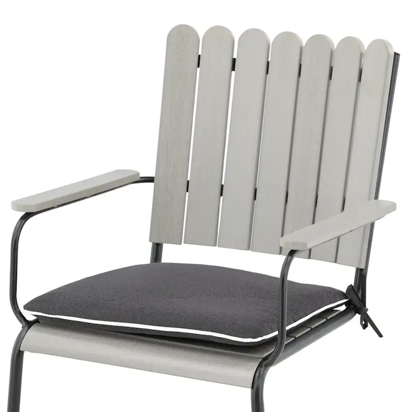 Sittdyna Venture Home Holmsund för Utemöbler, Grå Polyeter Sittkudde