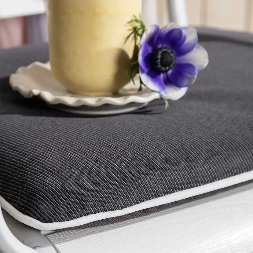 Sittdyna Venture Home Holmsund för Utemöbler, Grå Polyeter Sittkudde