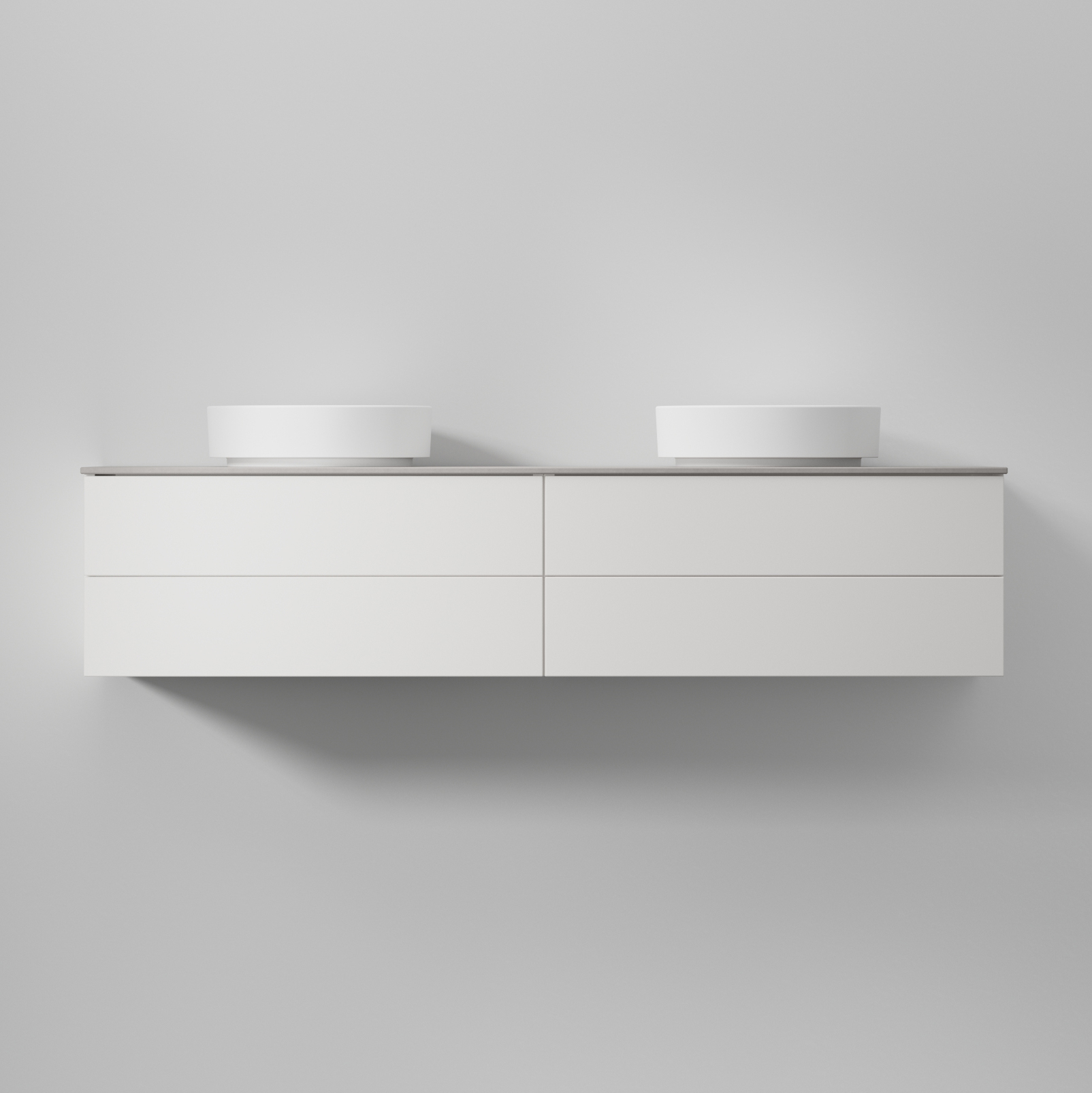 Tvättställsskåp INR Air Solid 1600 Dubbel