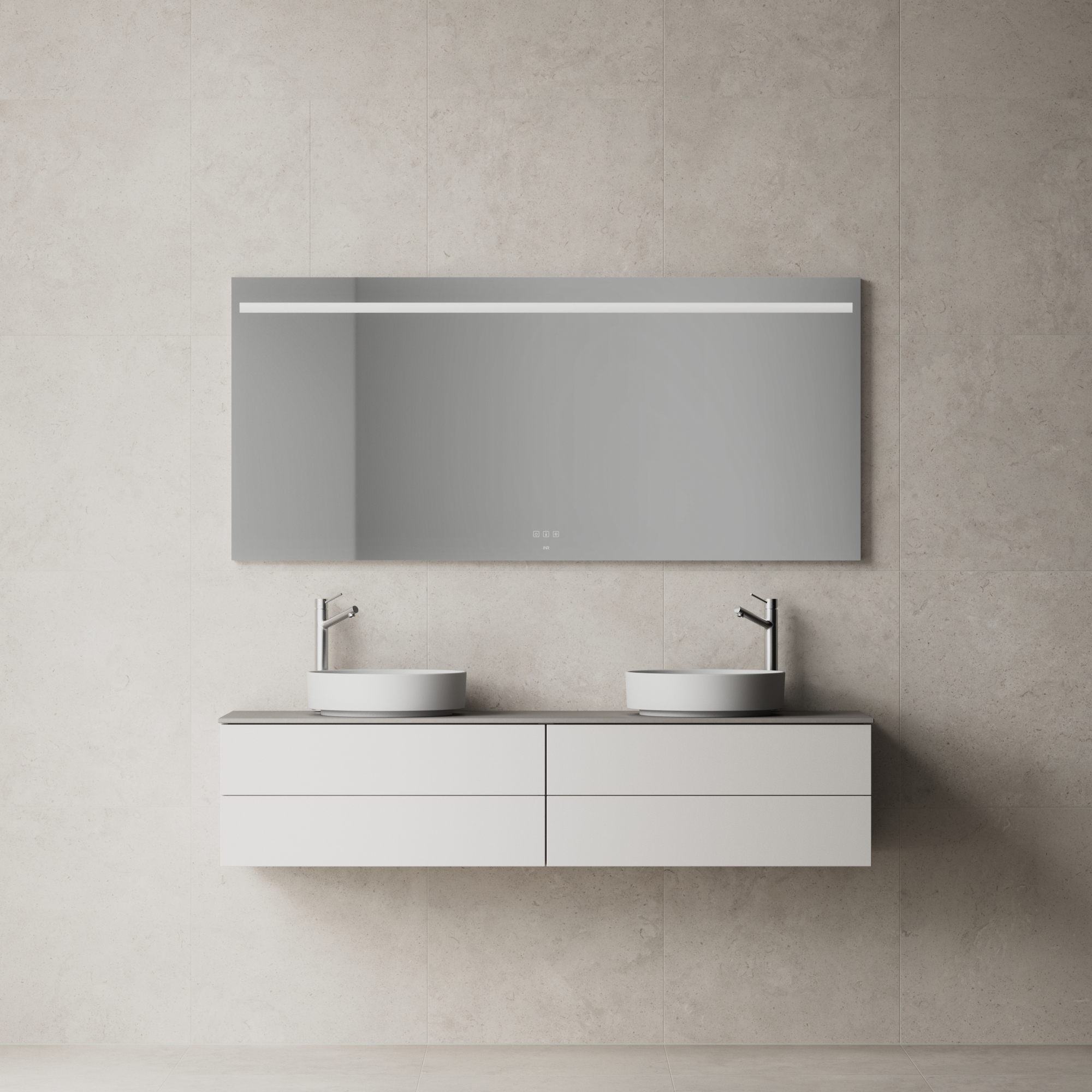 Tvättställsskåp INR Air Solid 1600 Dubbel