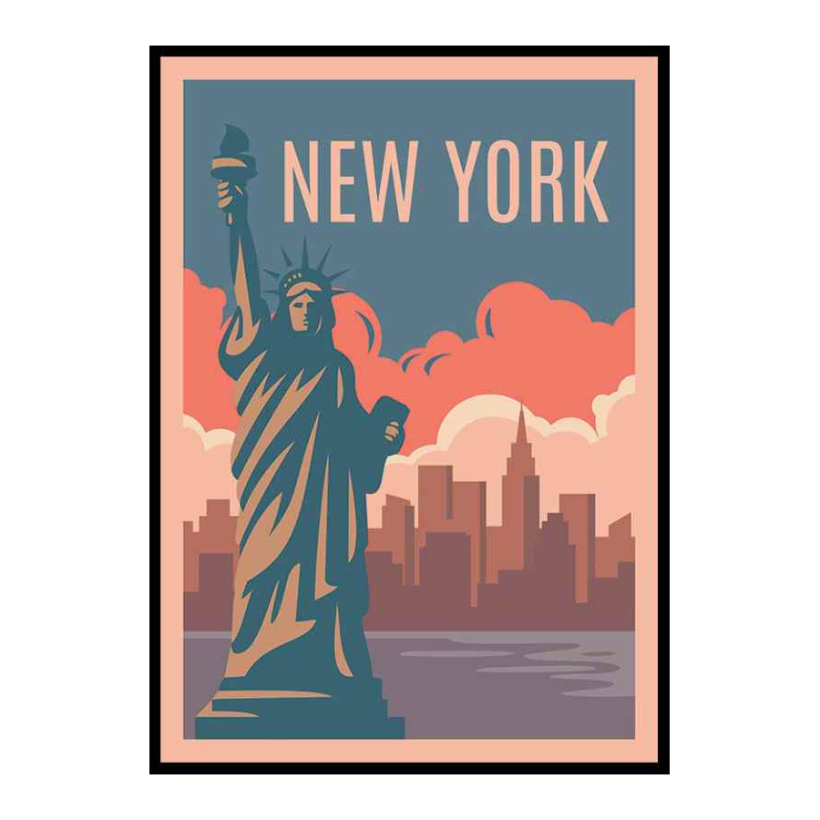 Poster Gallerix Statue of Liberty New York