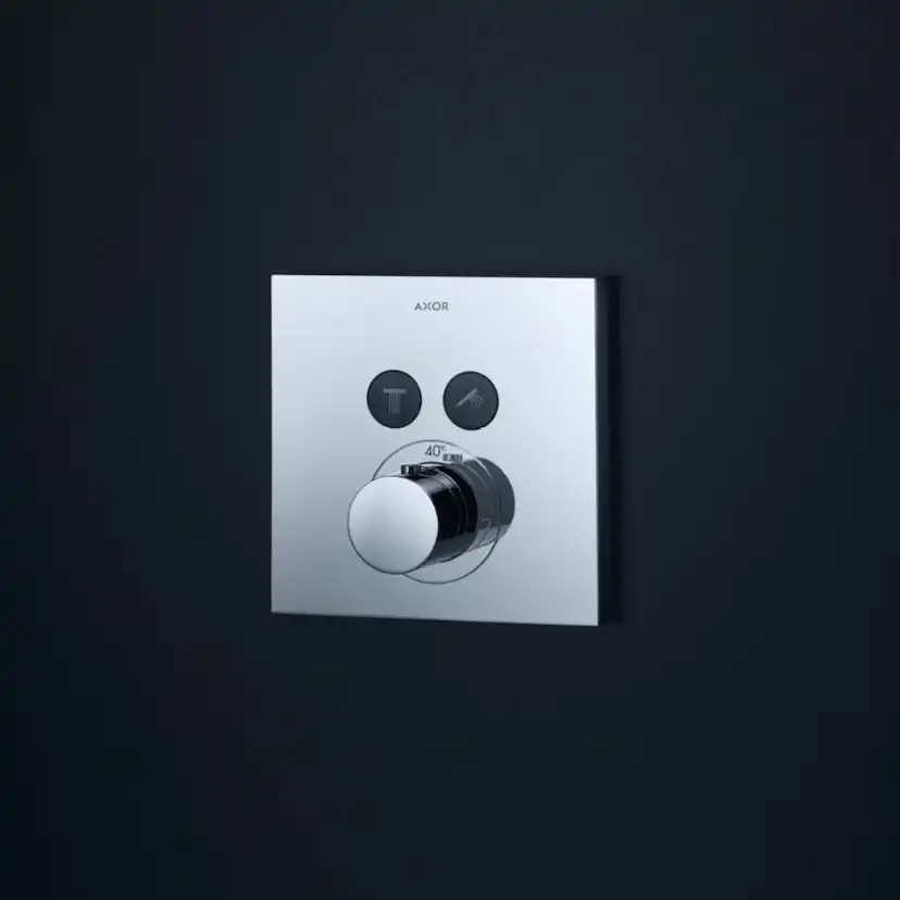 Inbyggnadsblandare Axor ShowerSleect Square 2-utlopp