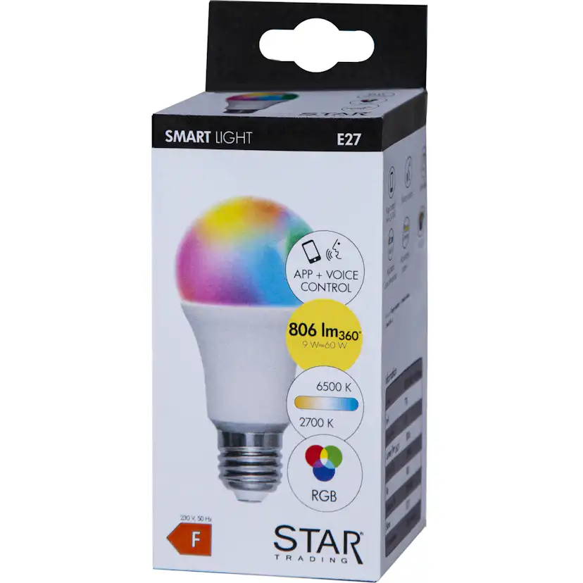 LED-lampa Star Trading E27 A60 Smart Bulb 9W