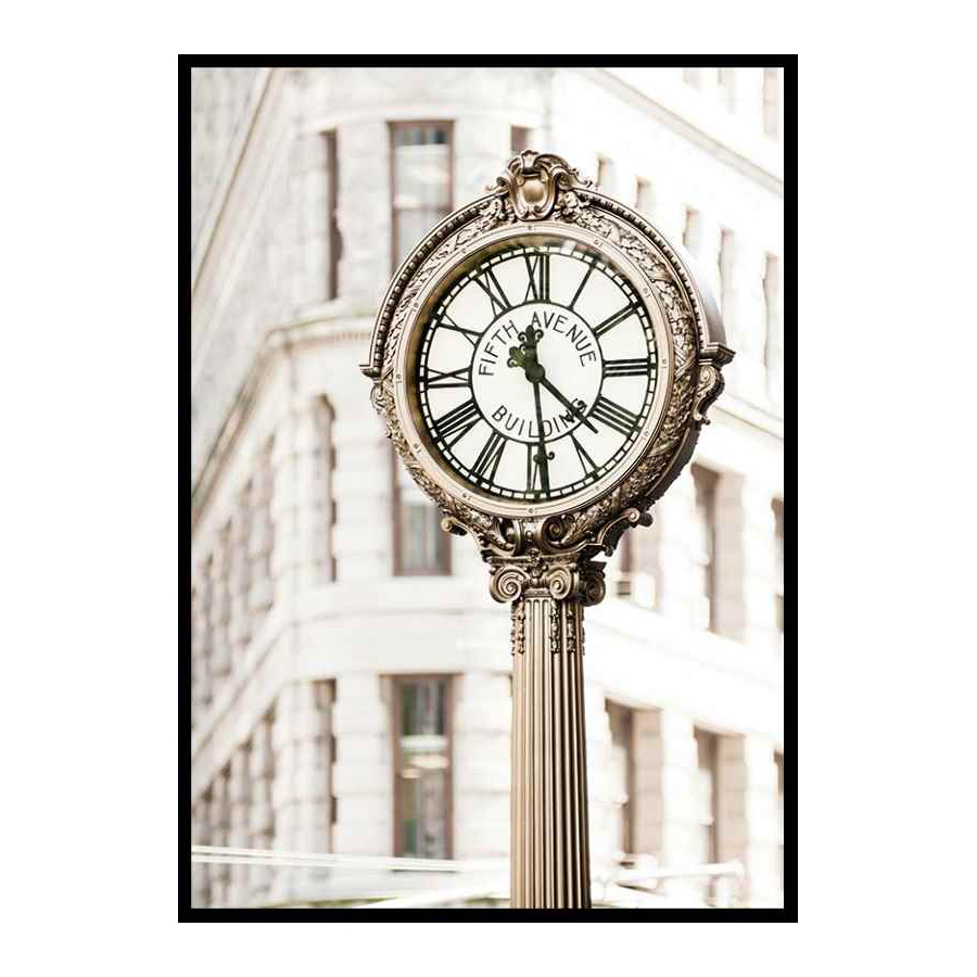 Poster Gallerix Fifth Avenue Building Clock