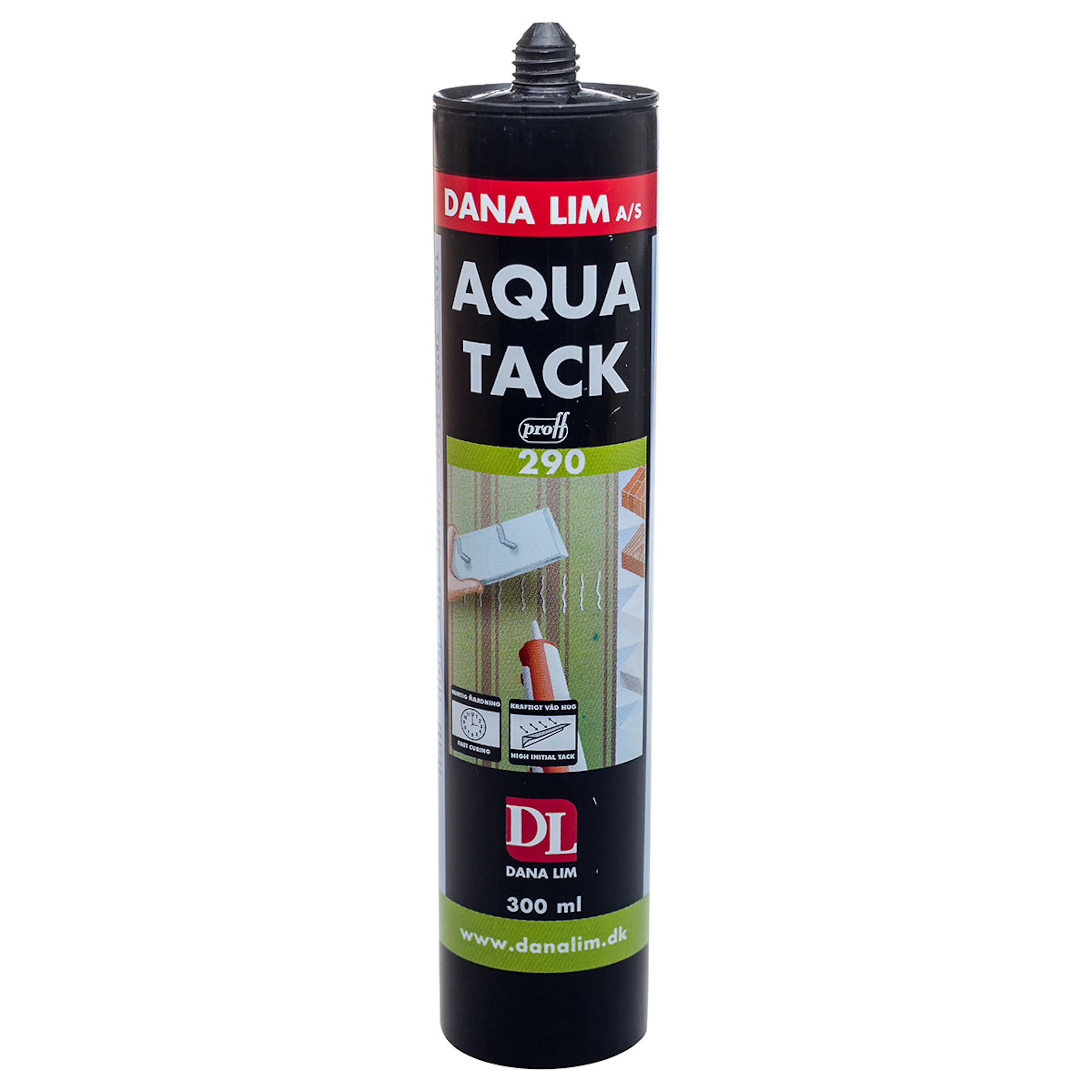 Montagelim Danalim Aqua Tack 290 300 ml Vit för Flermaterial
