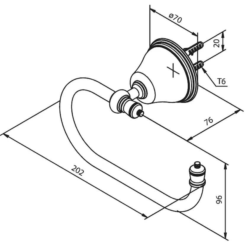 Toalettpappershållare Damixa Tradition