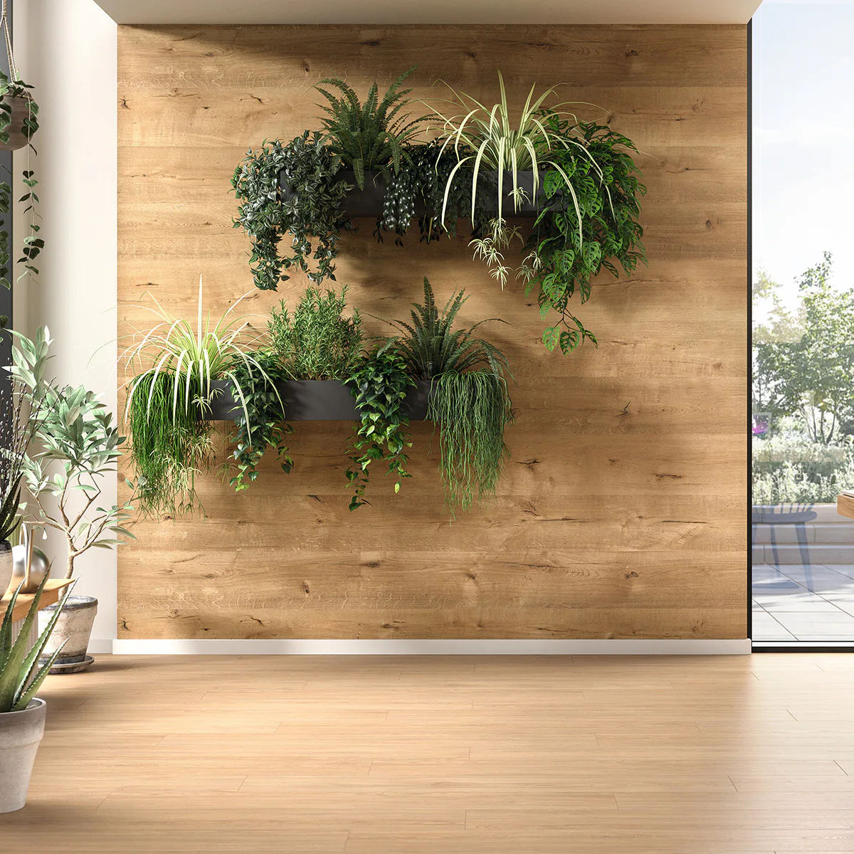 Väggskiva Decowall Ek Planka TG4