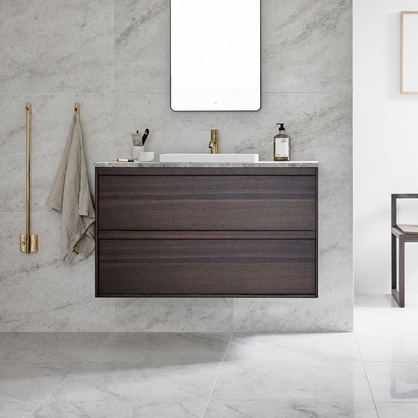 Klinker Bricmate M33 Glanshammar White Honed 30x30 cm