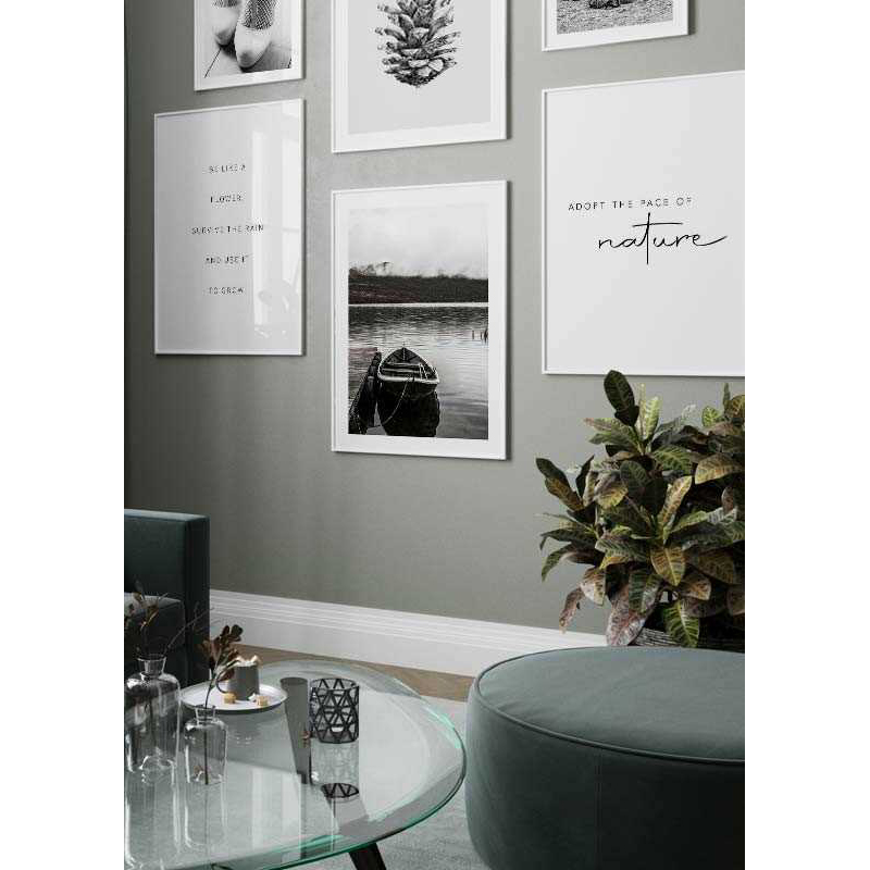 Poster Gallerix Boat In Lake