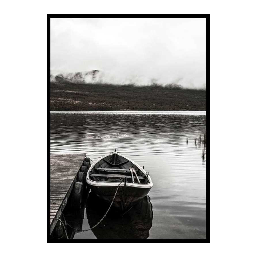 Poster Gallerix Boat In Lake