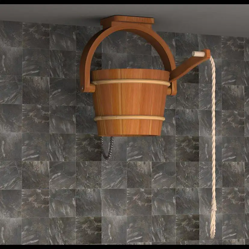 Duschhink SAWO Trä 18L