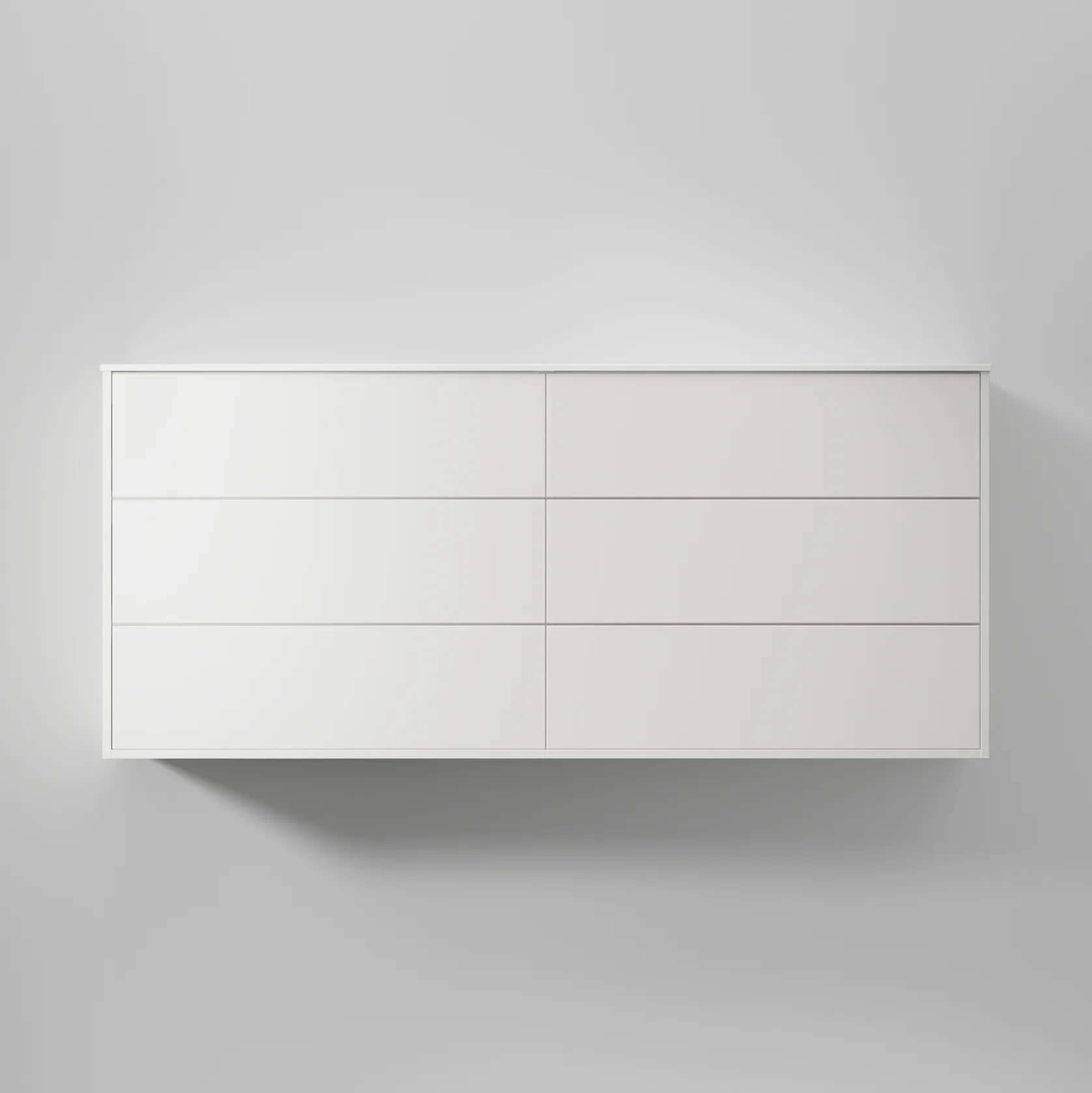 Tvättställsskåp INR Terra Solid Dubbel med 6 Lådor