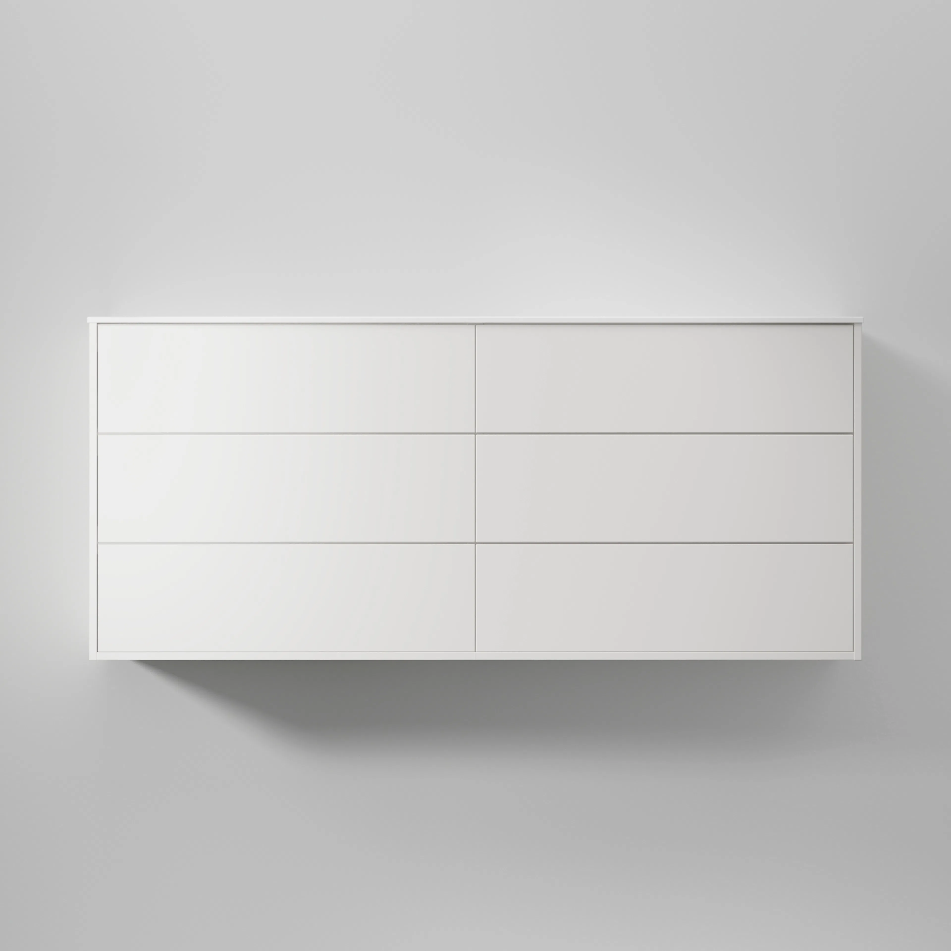 Tvättställsskåp INR Terra Solid Dubbel med 6 Lådor