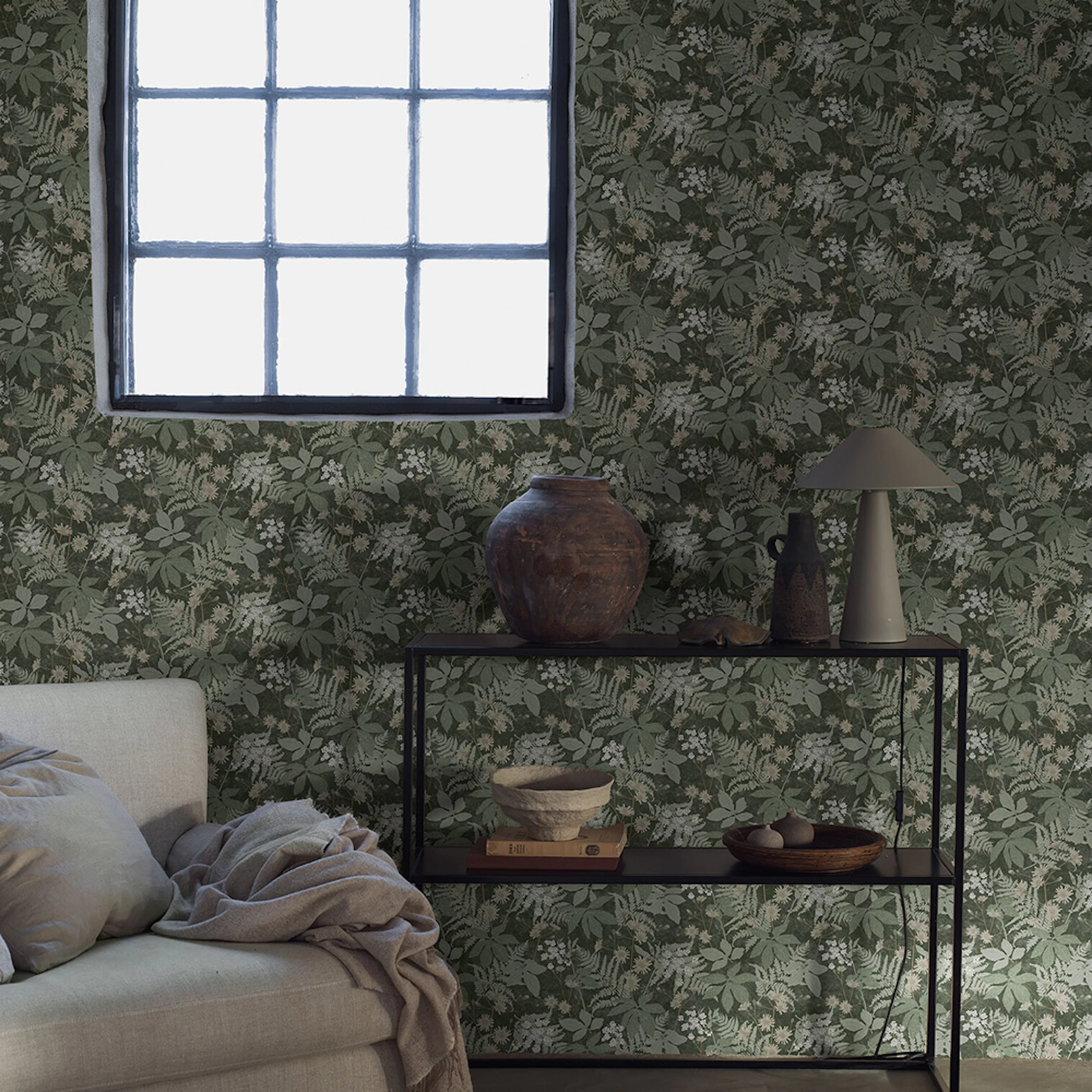 Tapet Boråstapeter Essens 3950 EasyUp, Mönstrad Grön