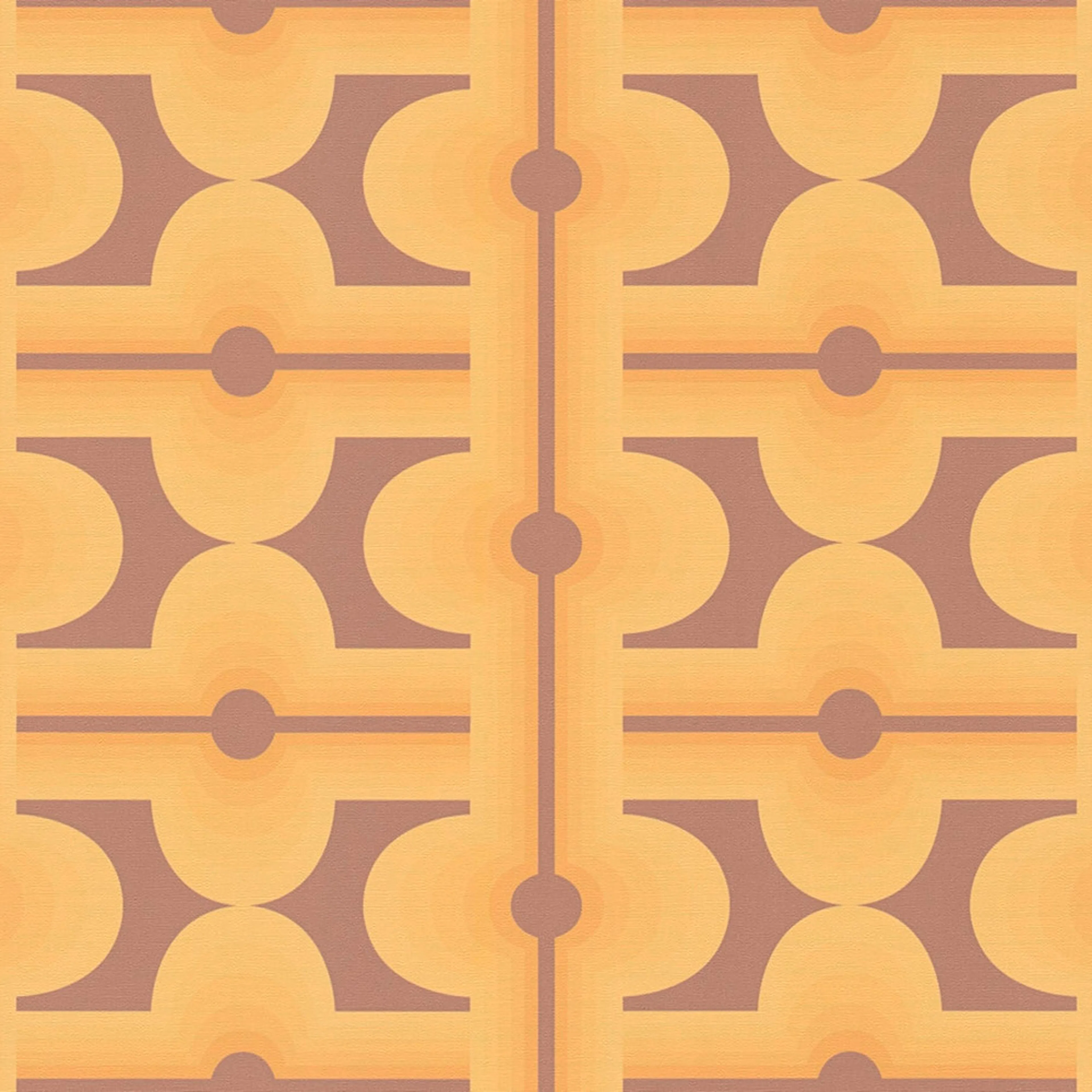 Tapet AS Creation Retro Chic 39533-4, Mönstrad Orange