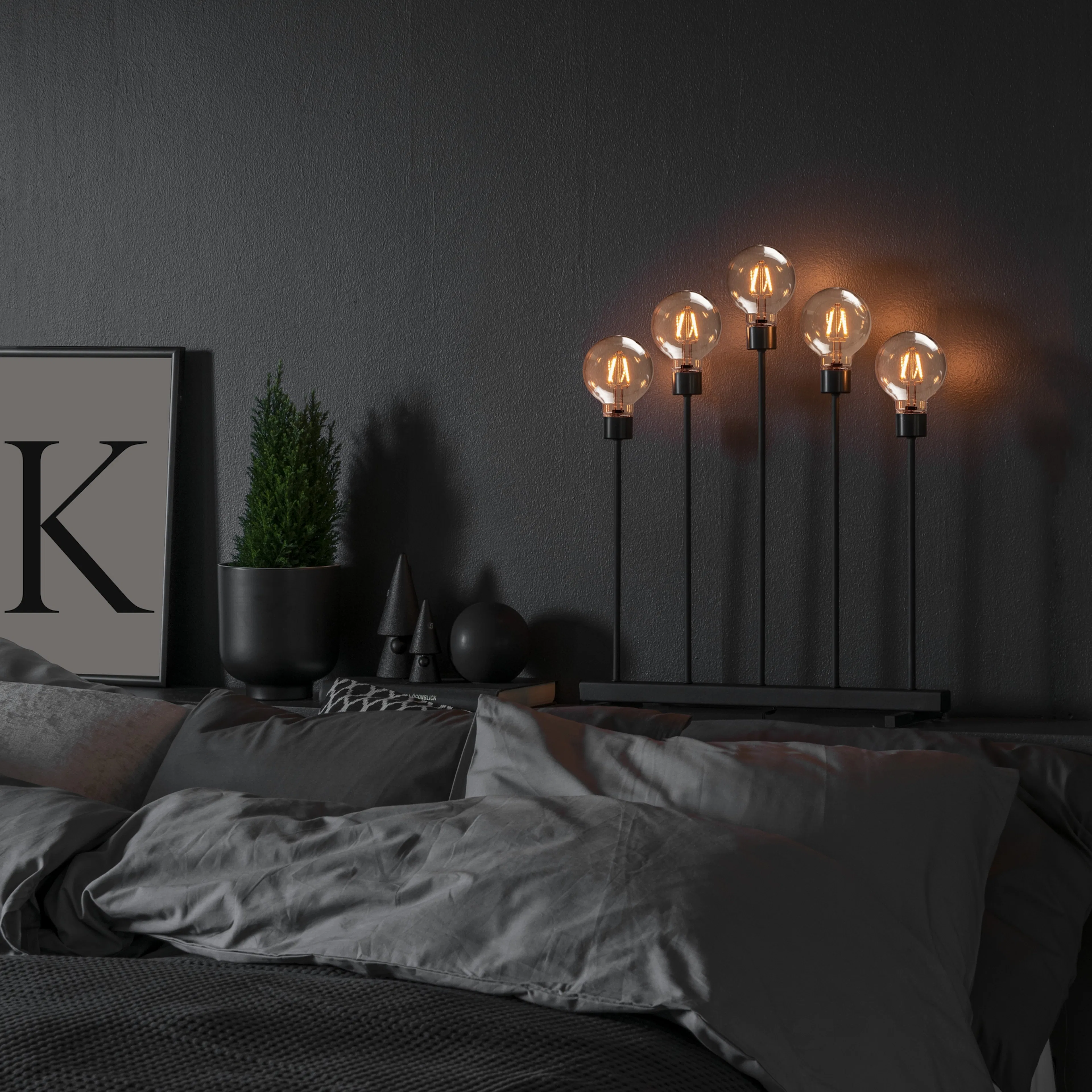 Elljusstake Gnosjö Konstsmide 5 Ljus 3964