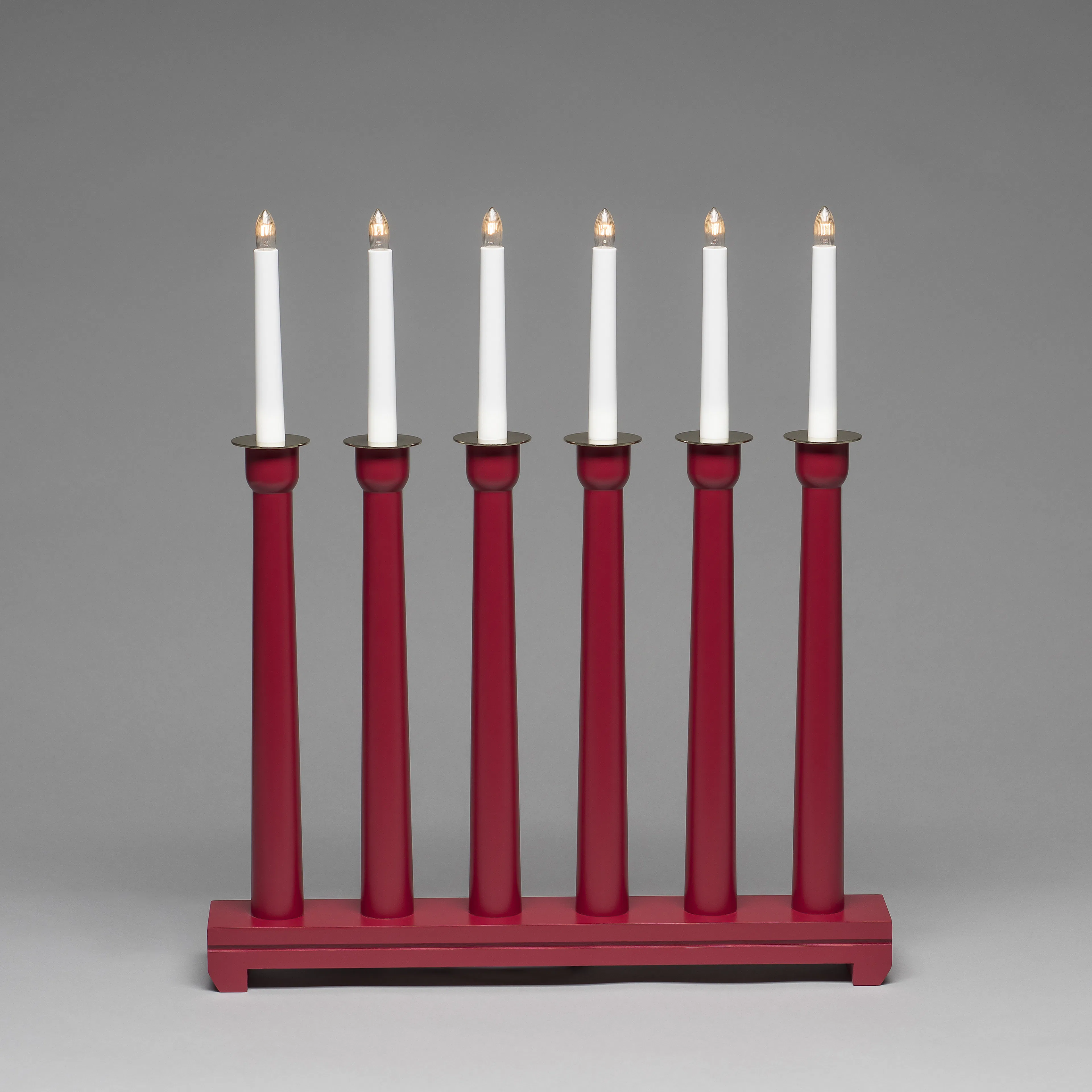 Adventsljusstake Gnosjö Konstsmide 6L Trä