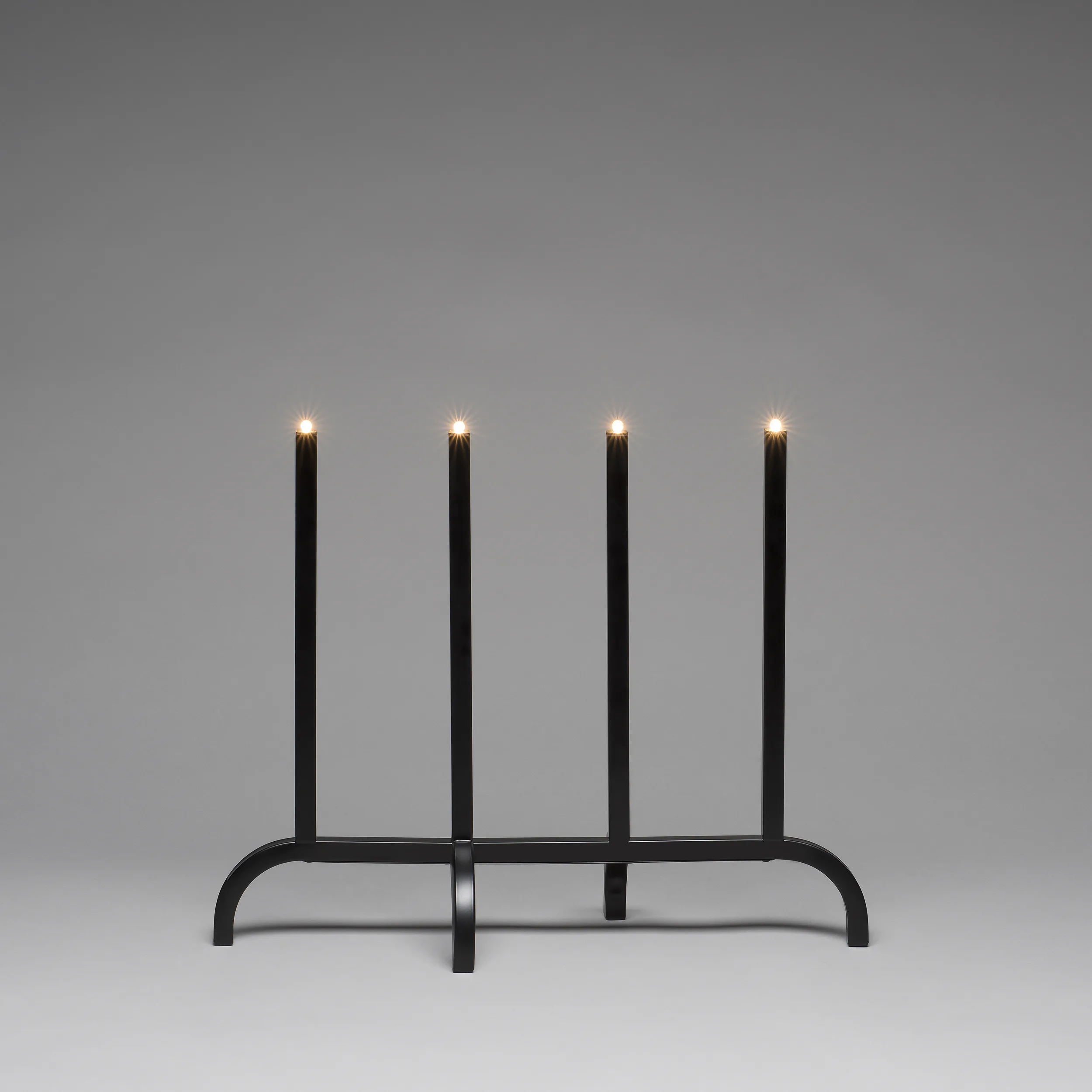 Adventsljusstake Gnosjö Konstsmide 4L Metall Svart