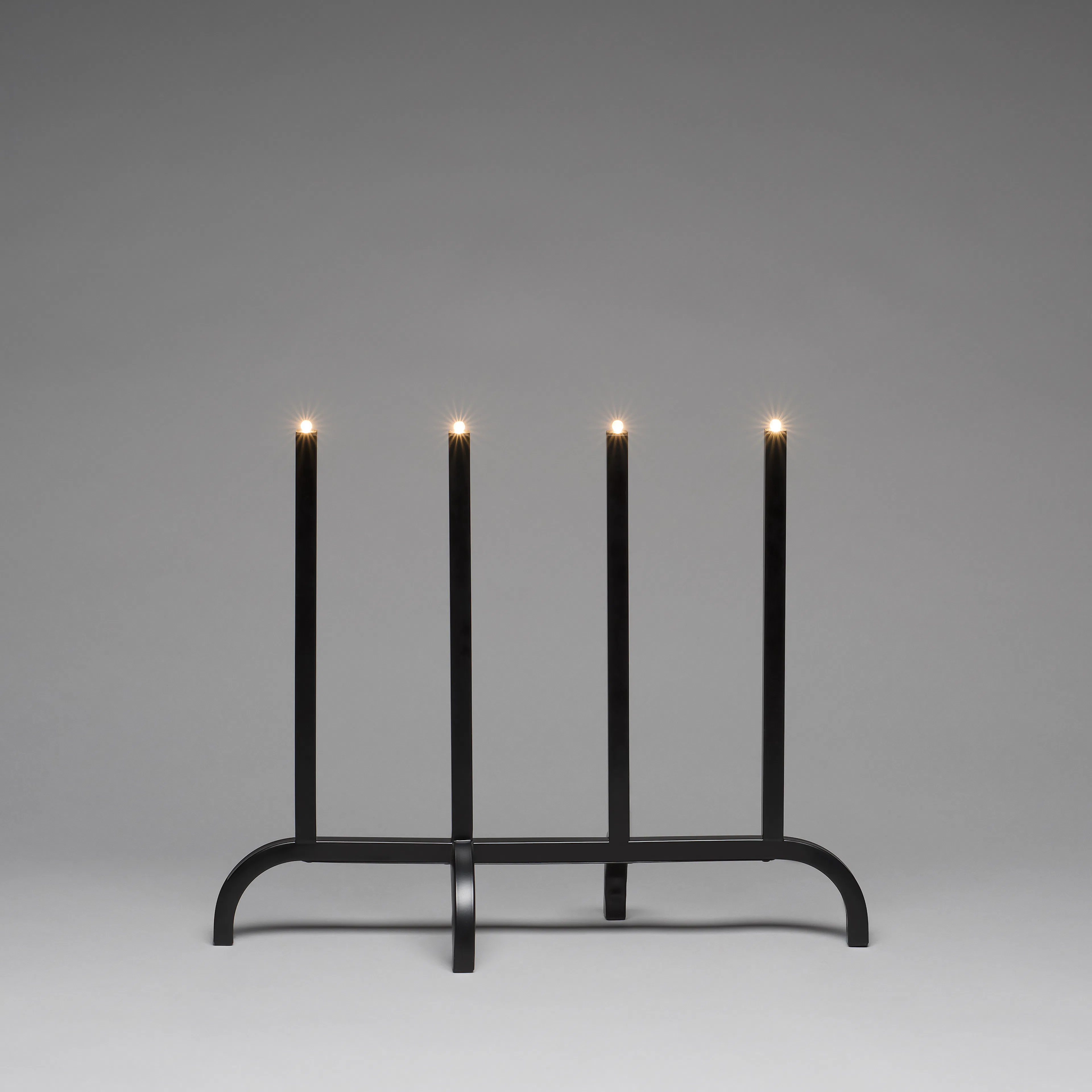 Adventsljusstake Gnosjö Konstsmide 4L Metall Svart