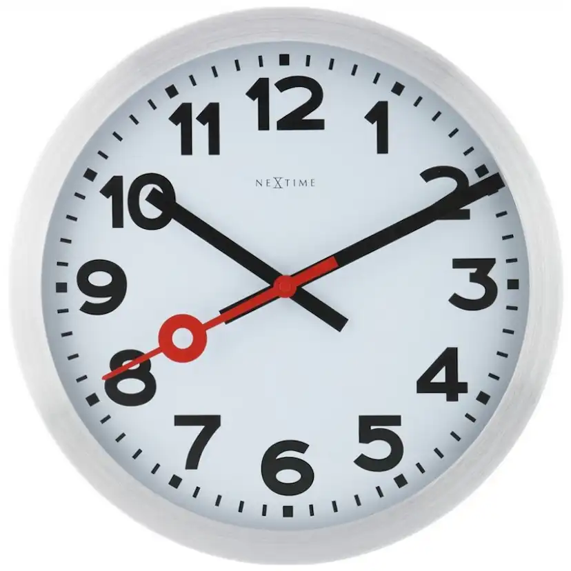 Väggklocka NeXtime Station 35 cm Siffror