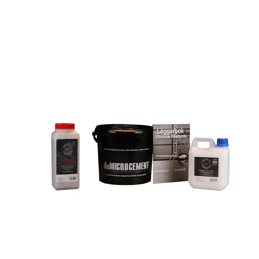 Microcement Design By Cement Färdigblandad Vägg