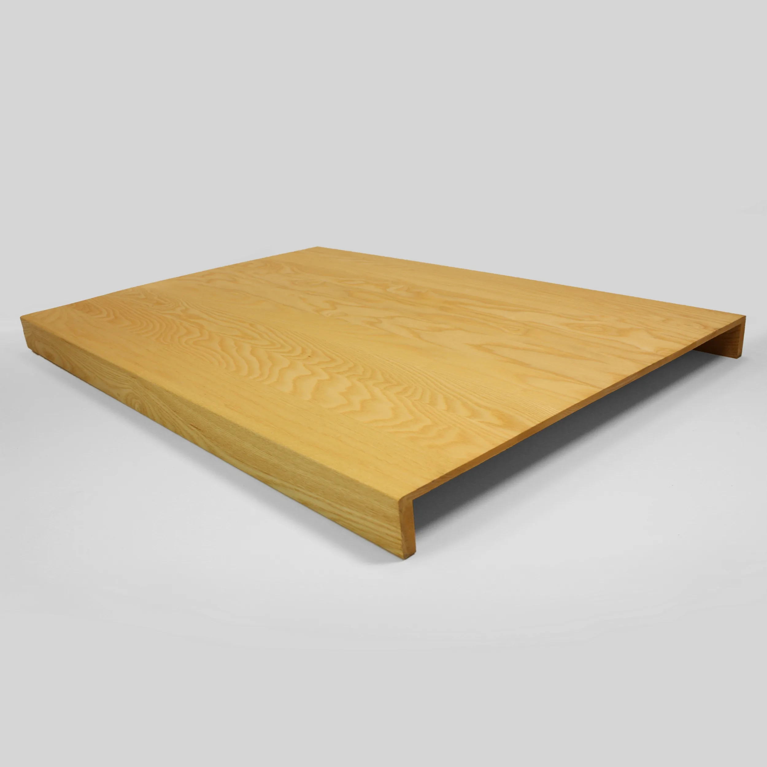 Trapprenovering Herrljunga Ledstångsfabrik Klarlackad Ask Dubbelsteg