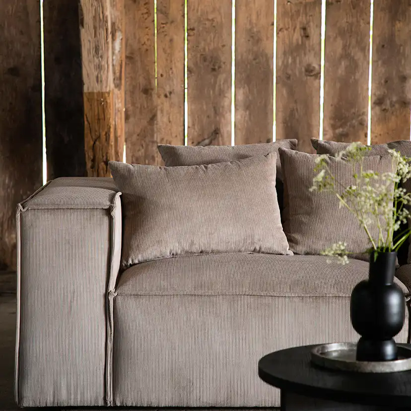 Soffa Vind Gillholmen Manchester Brun 3-Sits