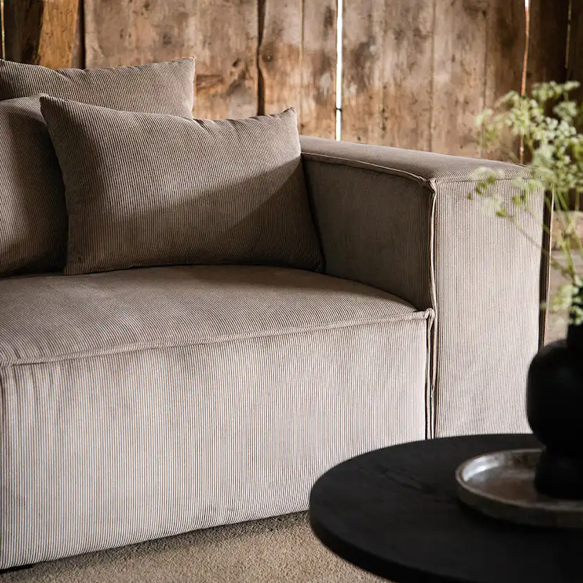 Soffa Vind Gillholmen Manchester Brun 3-Sits