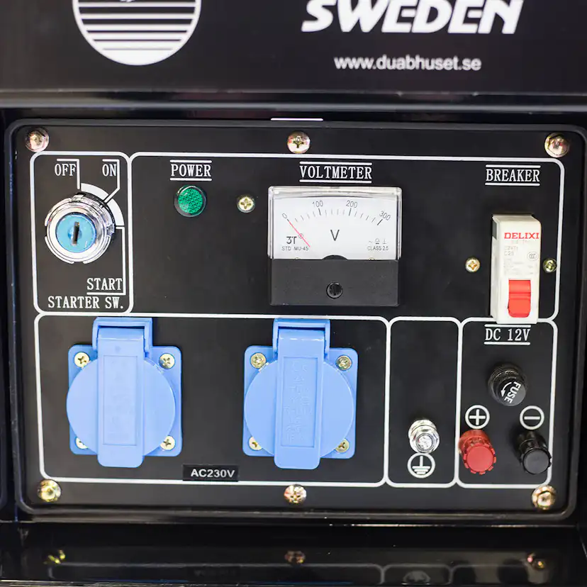Elverk Duab-Power MDG6000CLE 1-fas Diesel fjärrstart
