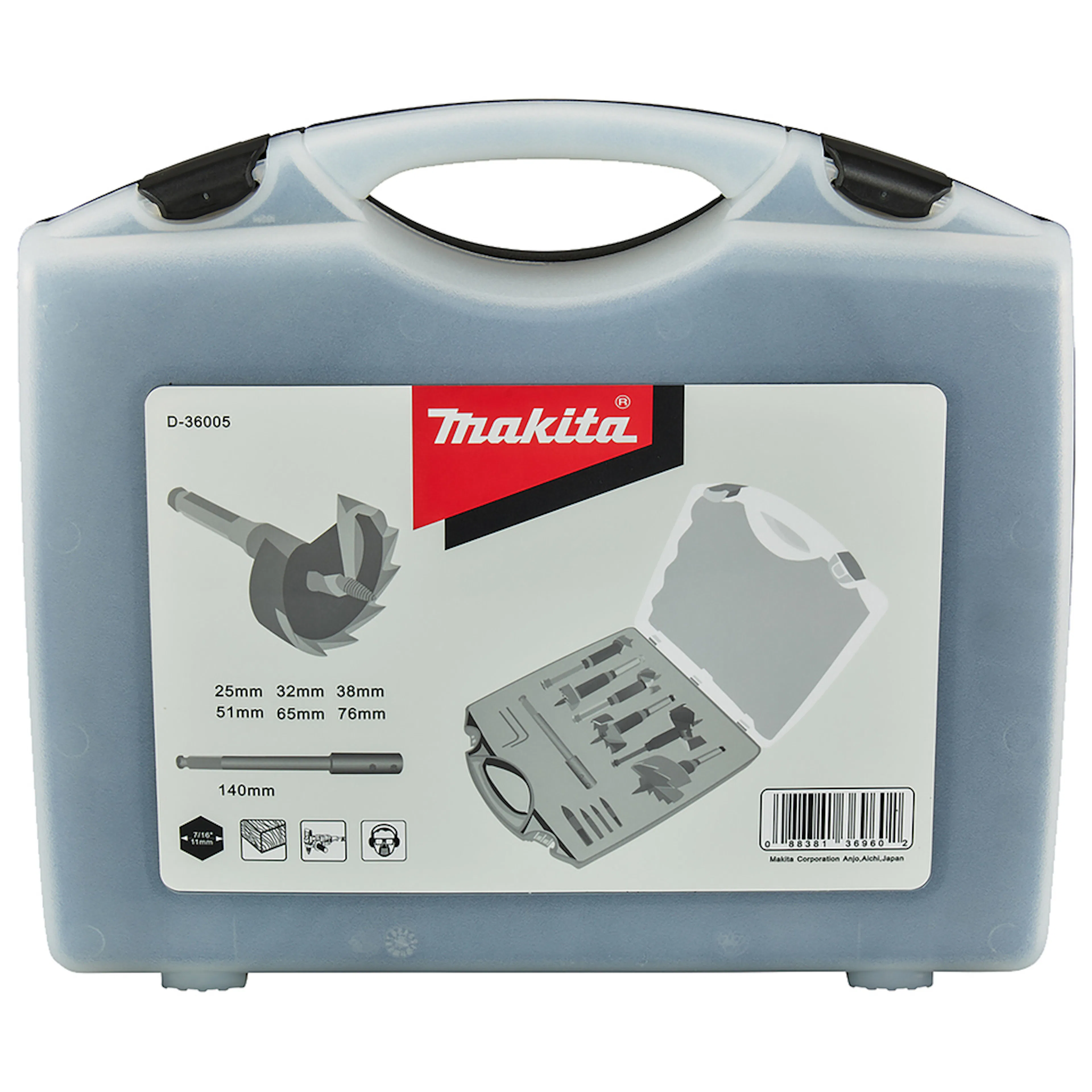 Hålsågset Self Feed Makita 4 Delar 25-76 mm