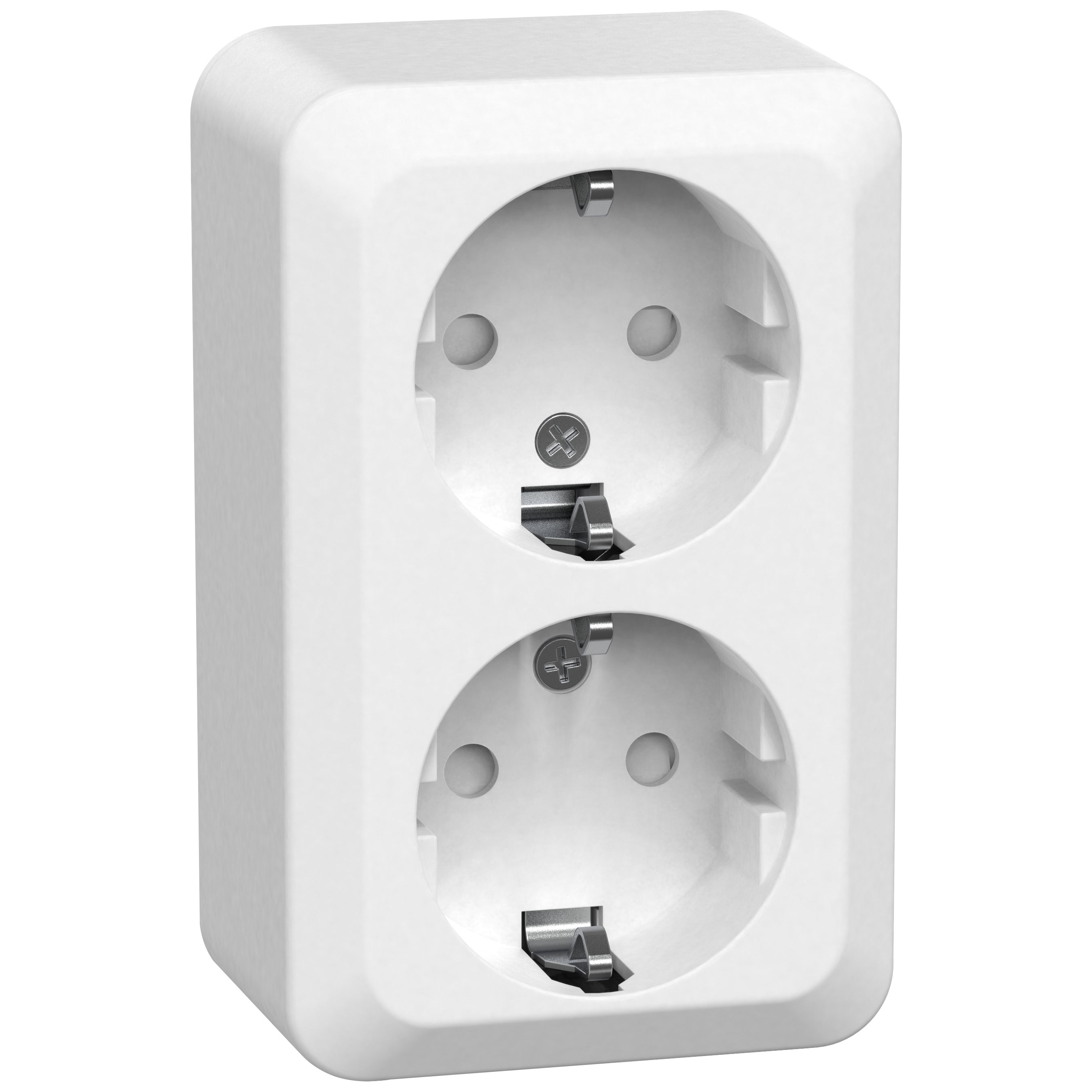 Vägguttag Gelia 2-vägs Jordat
