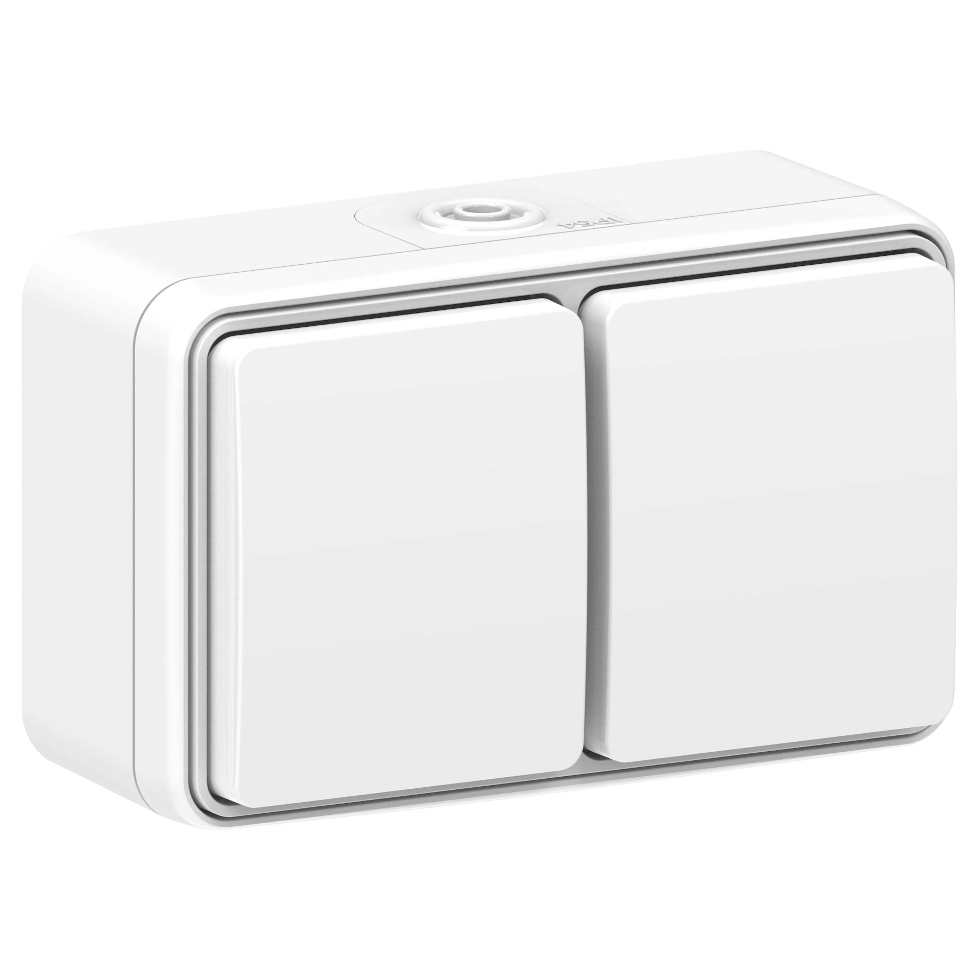 Vägguttag Gelia Kapslad 2-vägs Jordat