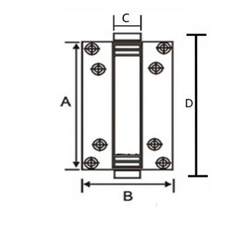 Fjädergångjärn Millers