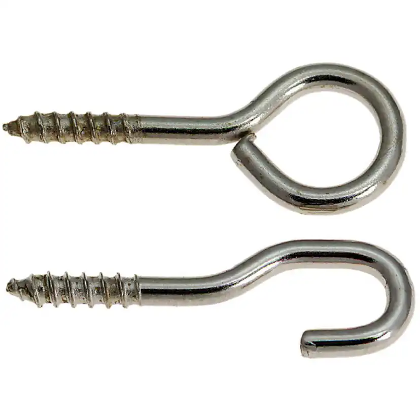 Krok och Ögla Miller För Gardinspiral 20-pack