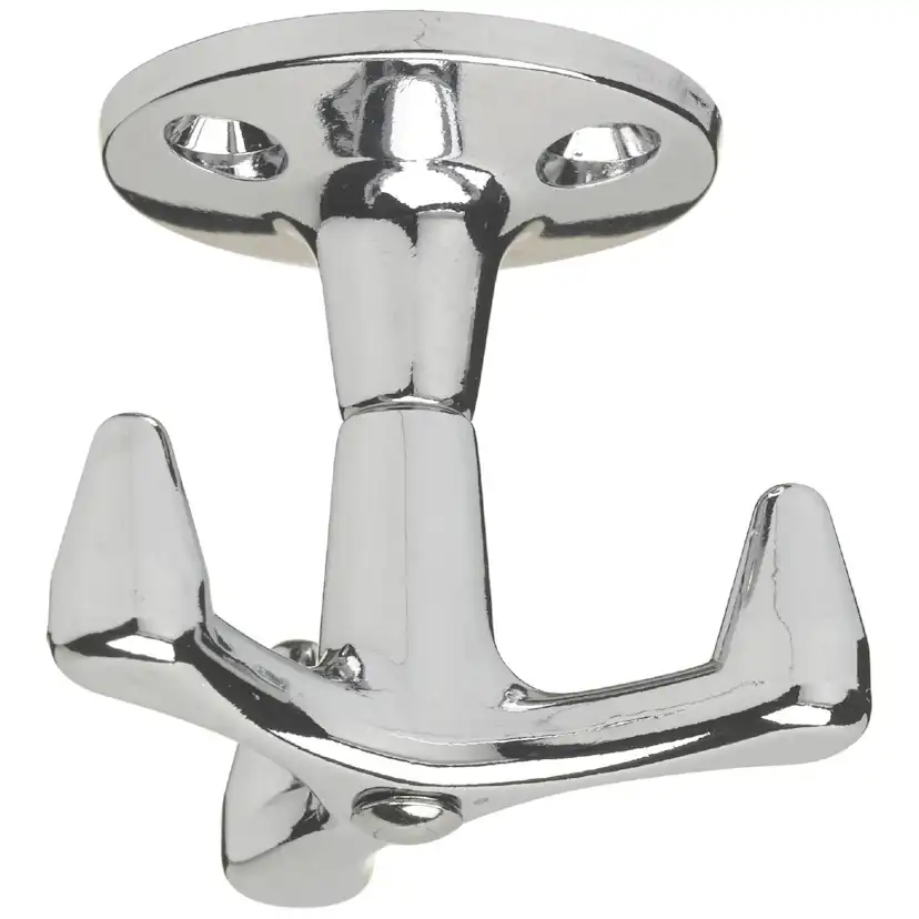 Klädkrok Millers 3 krokar Vridbar