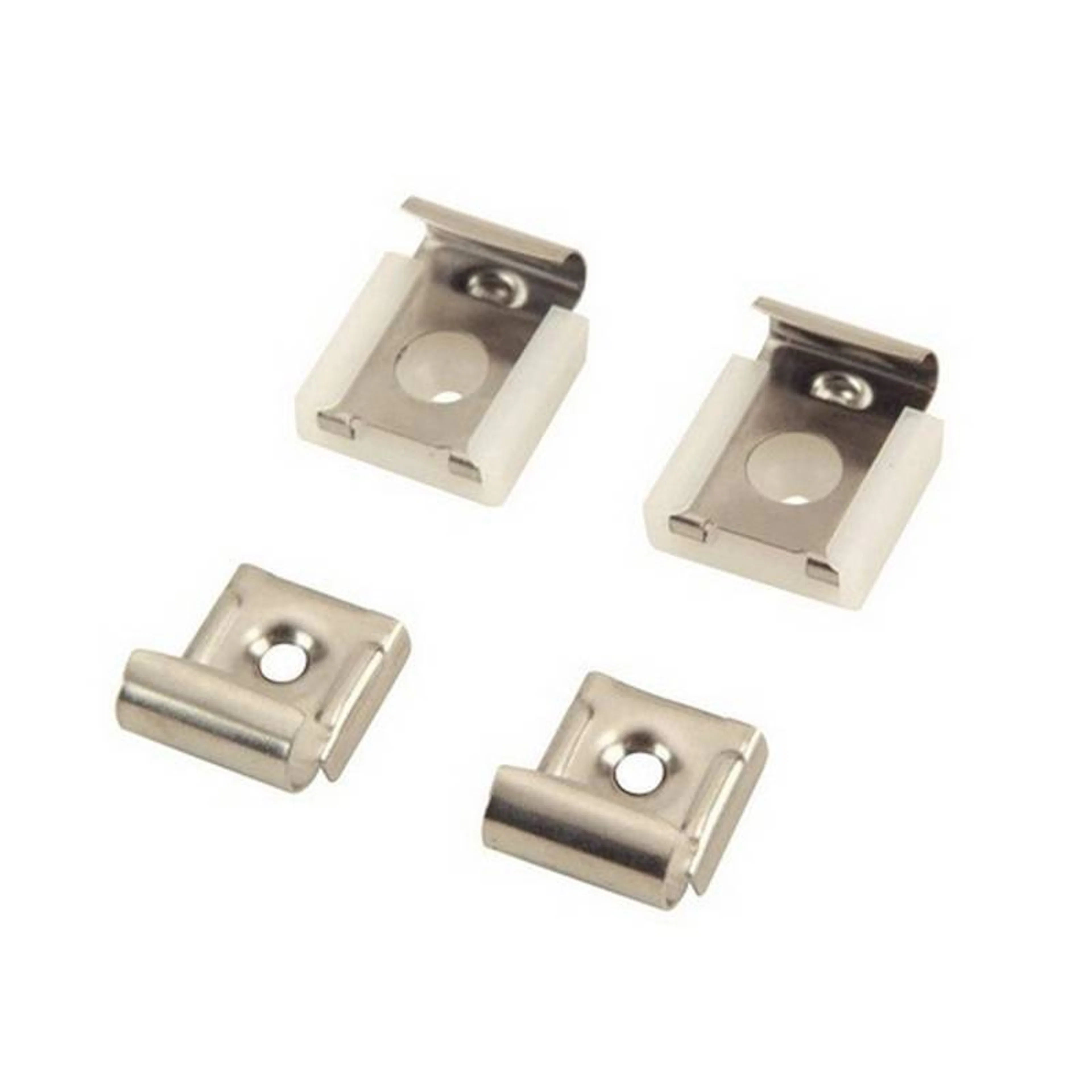 Spegelklammer Millers Rostfritt 4-pack