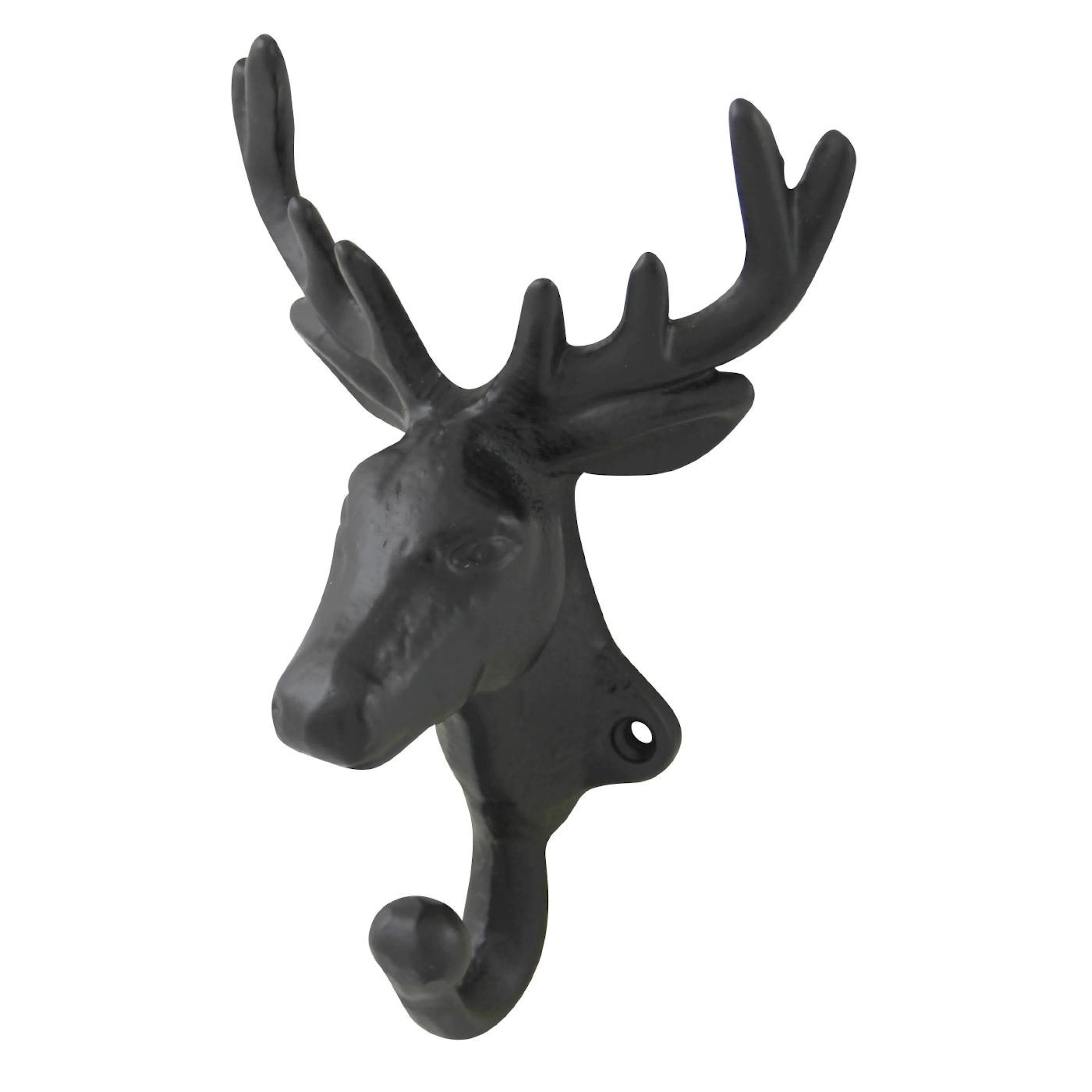 Klädkrok Millers Hjort Smide Svart