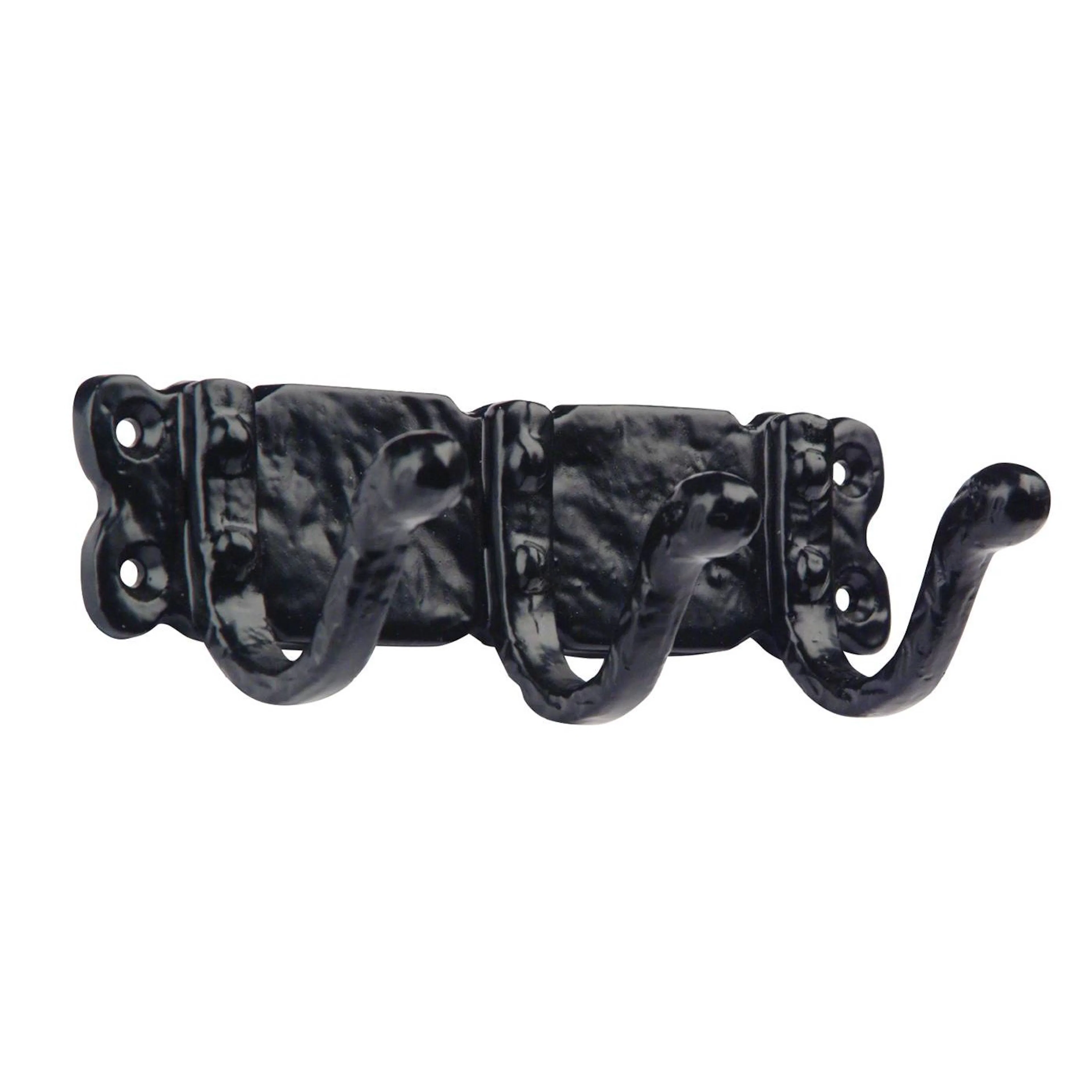 Klädhängare Millers 3-Krok Smide Svart