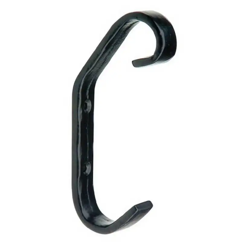 Klädkrok Millers 2 krokar Smide 110 mm