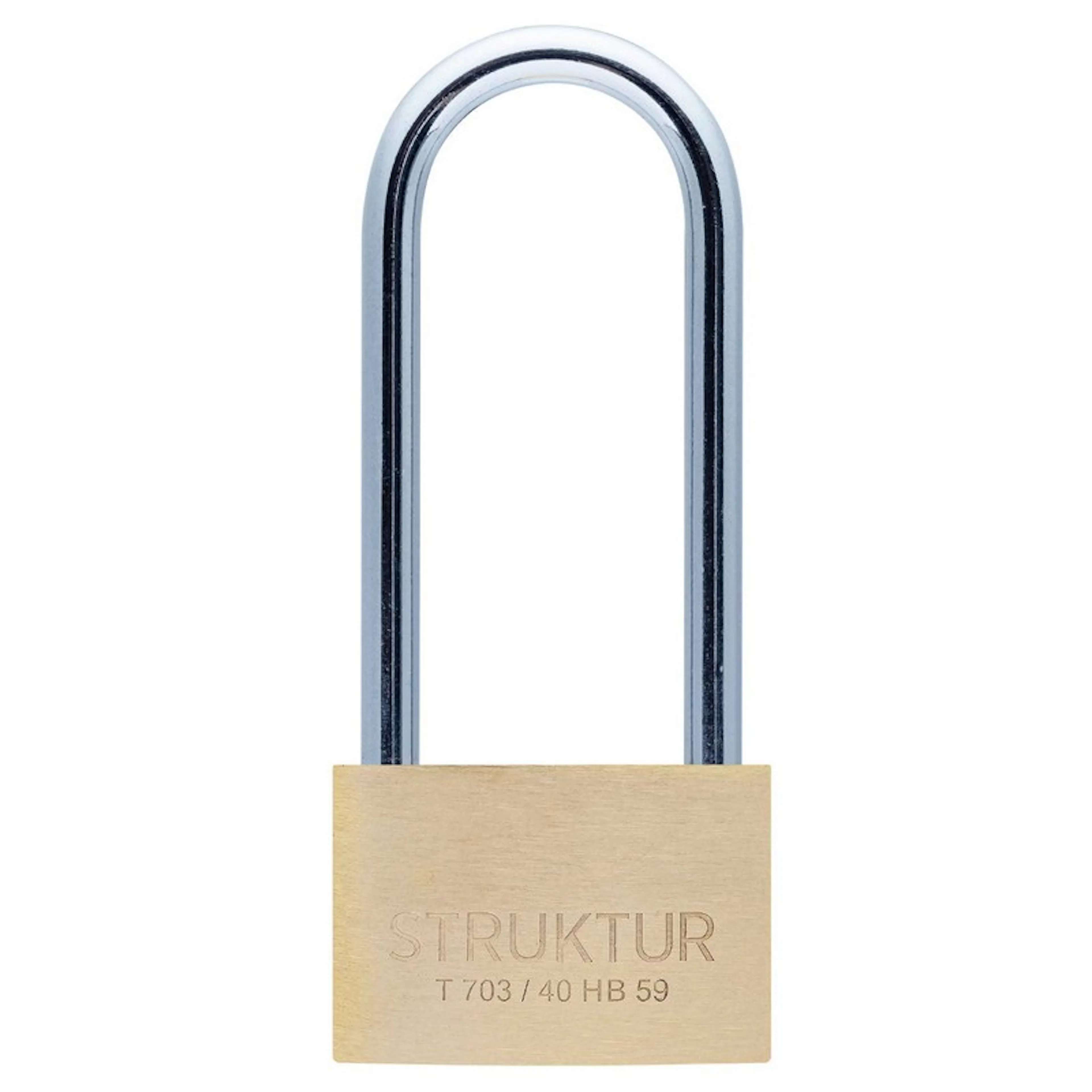 Hänglås Millers Mässing T 703/40Hb63