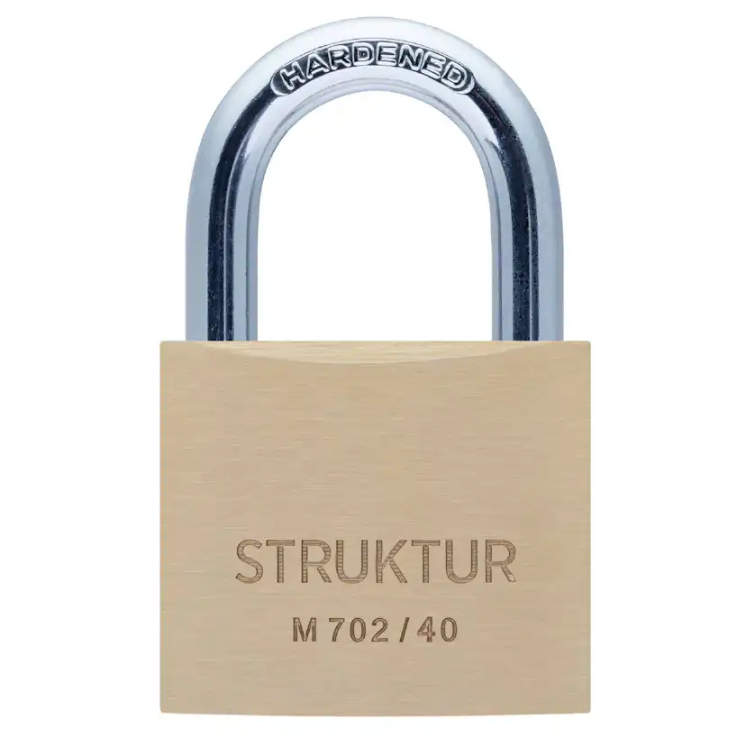 Hänglås Millers Mässing M 702/40