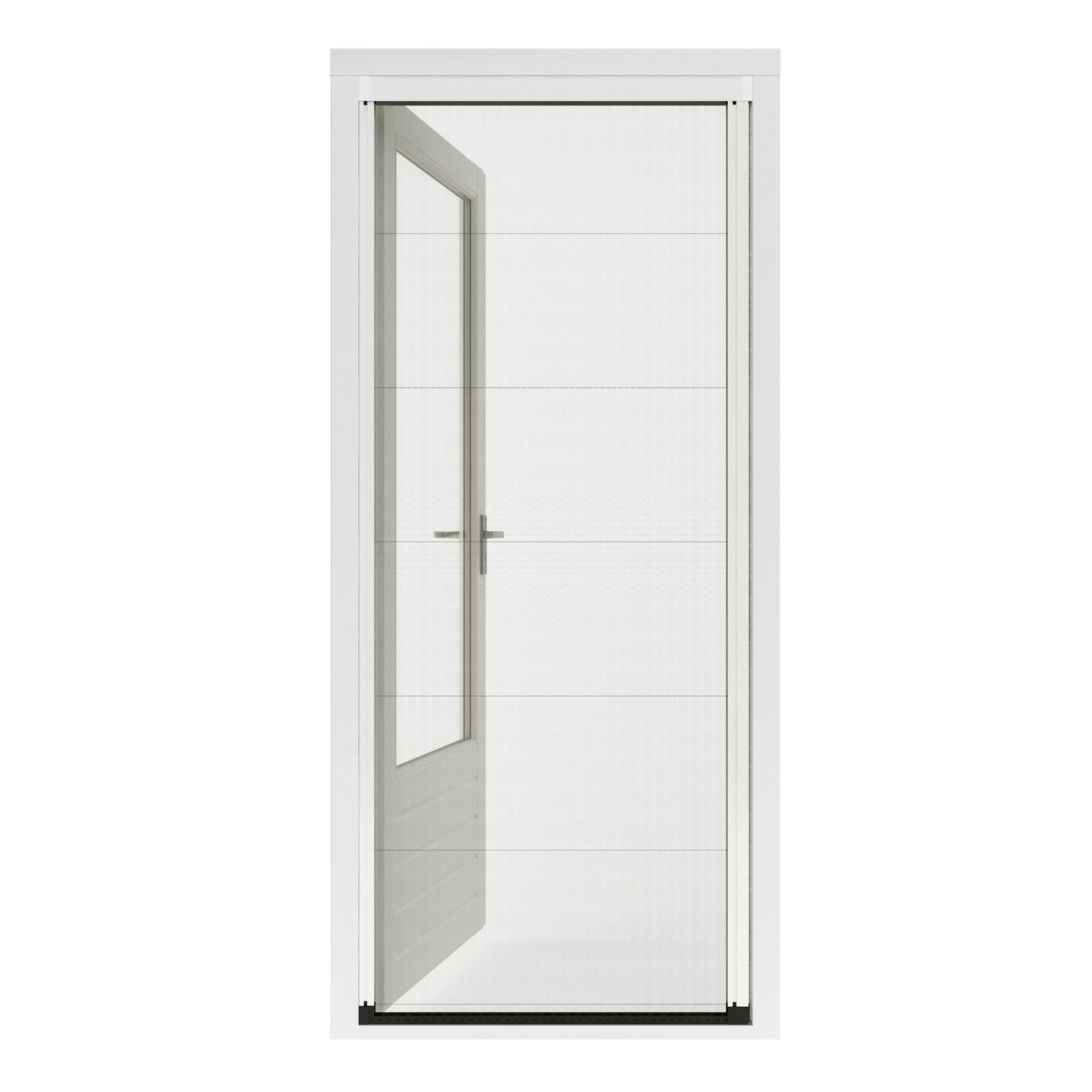 Insektsnät Lundbergs Plisserat Skjutdörr 960X2030-2060  mm Vit