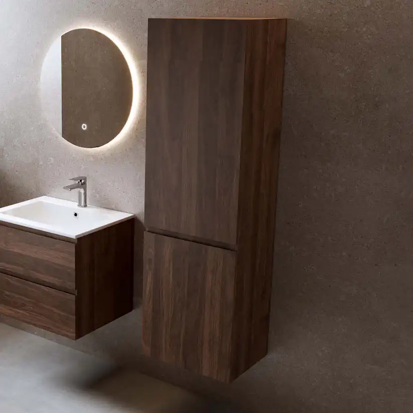 Sidoskåp Bathlife Eufori Valnöt