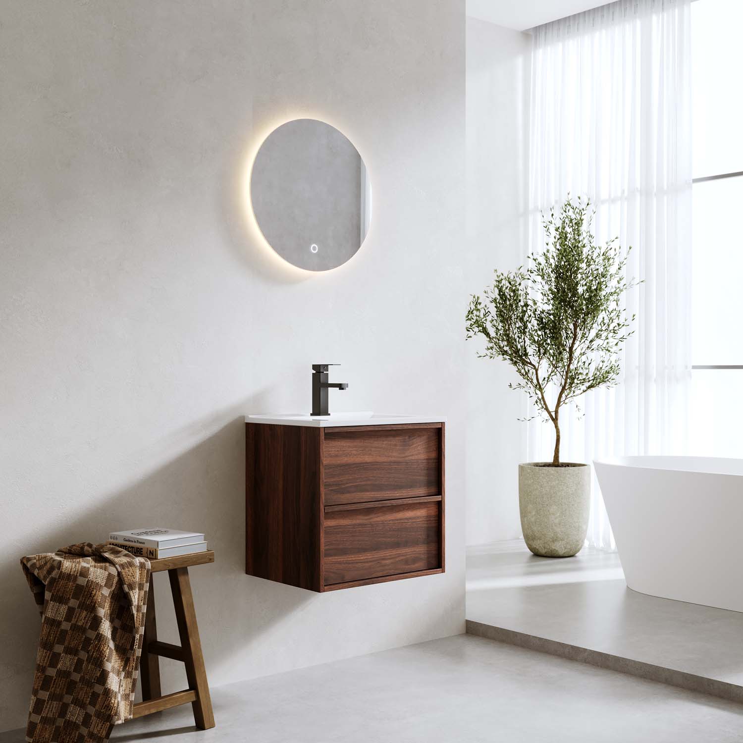 Tvättställsskåp Bathlife Charm med Tvättställ