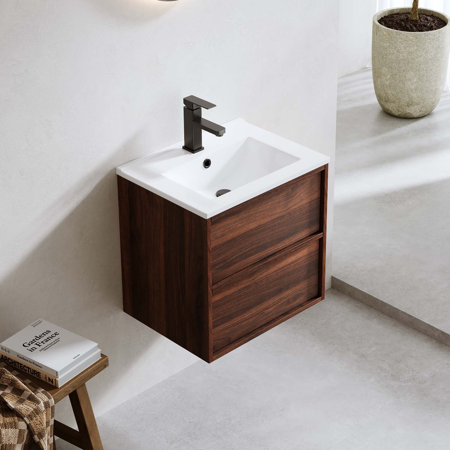 Tvättställsskåp Bathlife Charm med Tvättställ