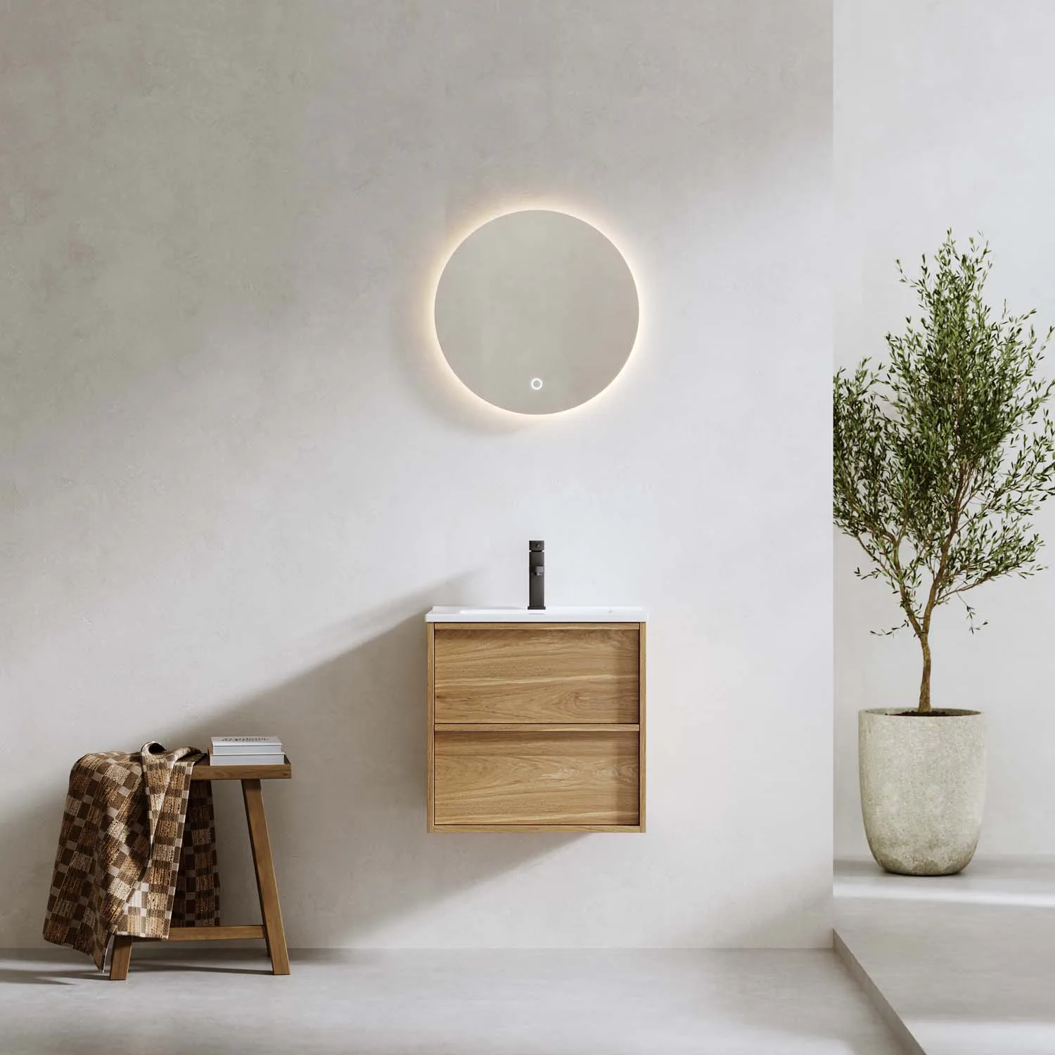 Tvättställsskåp Bathlife Charm med Tvättställ