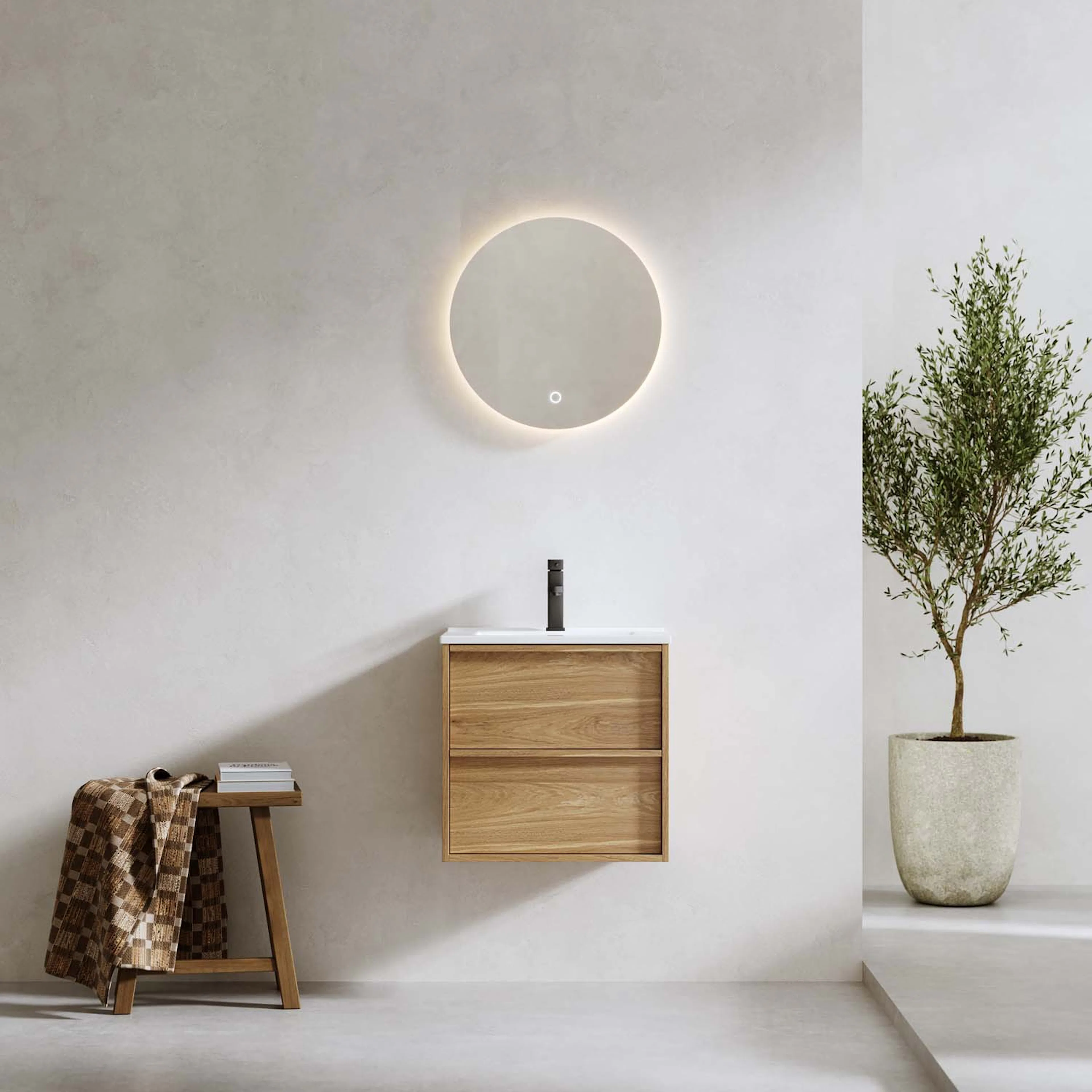 Tvättställsskåp Bathlife Charm med Tvättställ