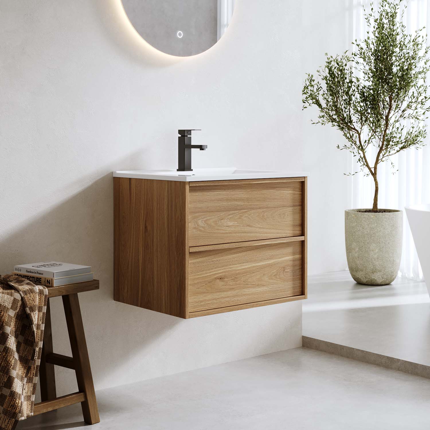 Tvättställsskåp Bathlife Charm med Tvättställ